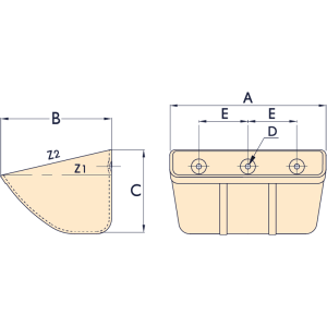 Schéma euro jet plastique pour la manutention des produits en vrac.