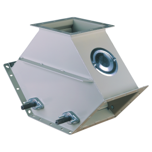 3D-SYM-BOX 45° für das Handling von Schüttgut.