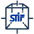 Perspektivische 3D-Darstellung eines virtuellen STIF-Messestandes